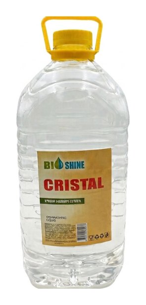 Սպասք լվանալու հեղուկ Cristal, անգույն, անհոտ, 5լ
