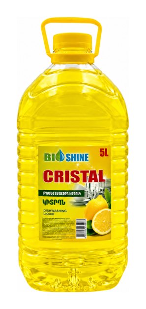 Սպասք լվանալու հեղուկ Cristal, կիտրոն, 5լ