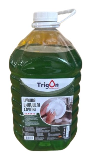 Սպասք լվանալու հեղուկ Classic «Trigon», խնձոր, 5լ