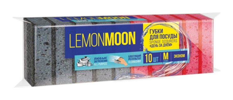 Սպասք լվանալու սպունգ L001 Lemon Moon