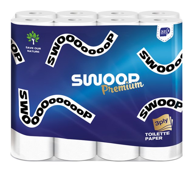 Զուգարանի թուղթ SWOOP Premium 32
